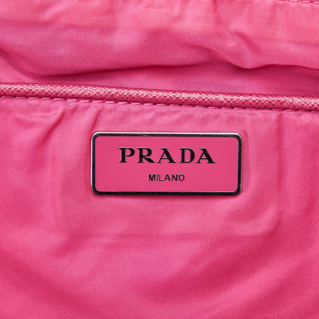 Prada Tessuto Stampato Floral Tote Bag (SHG-UzoEnp)