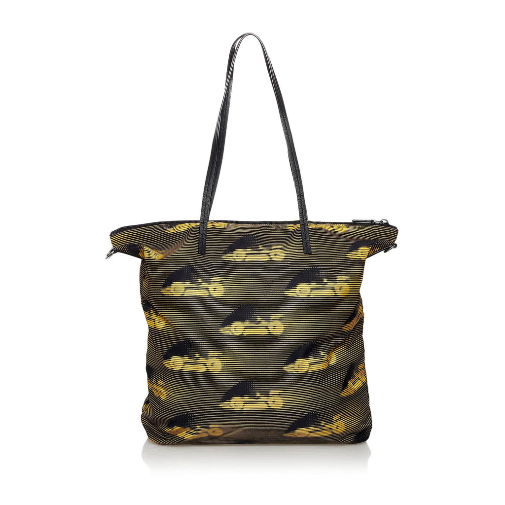 Prada Tessuto Stampato Nylon Tote Bag (SHG-37313)