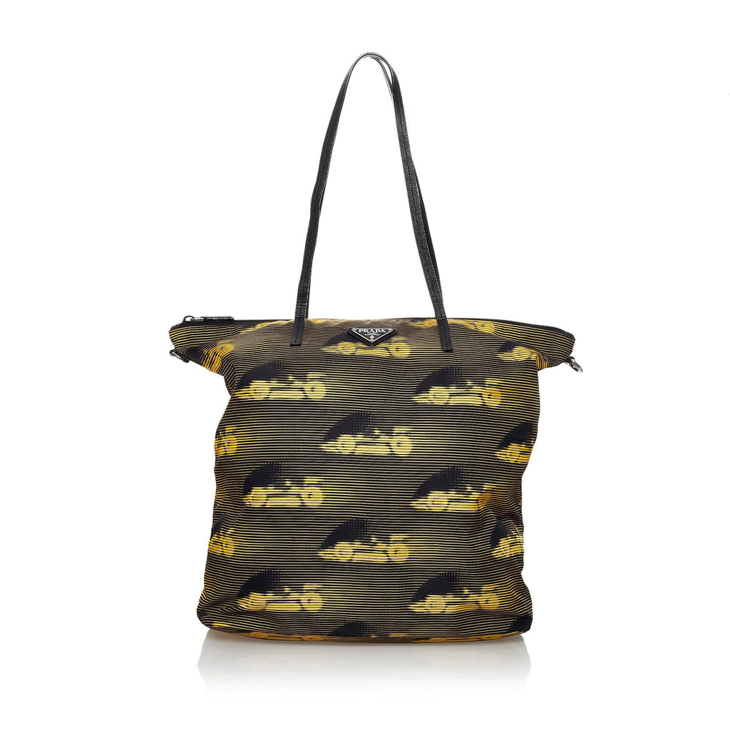 Prada Tessuto Stampato Nylon Tote Bag (SHG-37313)