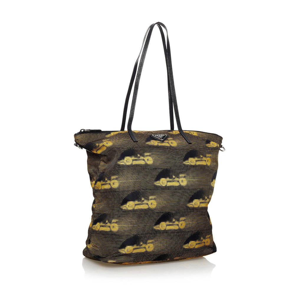 Prada Tessuto Stampato Nylon Tote Bag (SHG-37313)