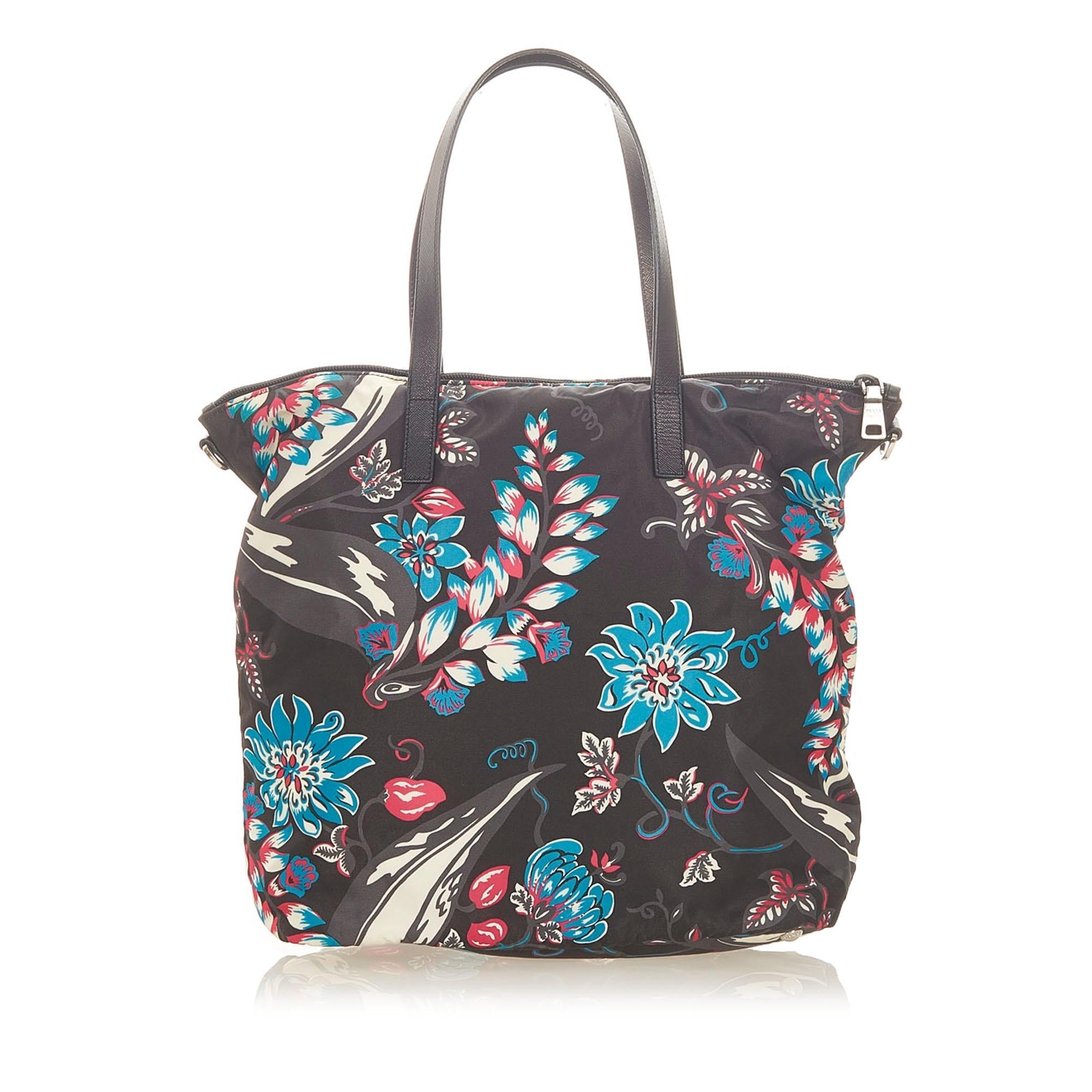Prada Tessuto Stampato Tote Bag (SHG-31666)