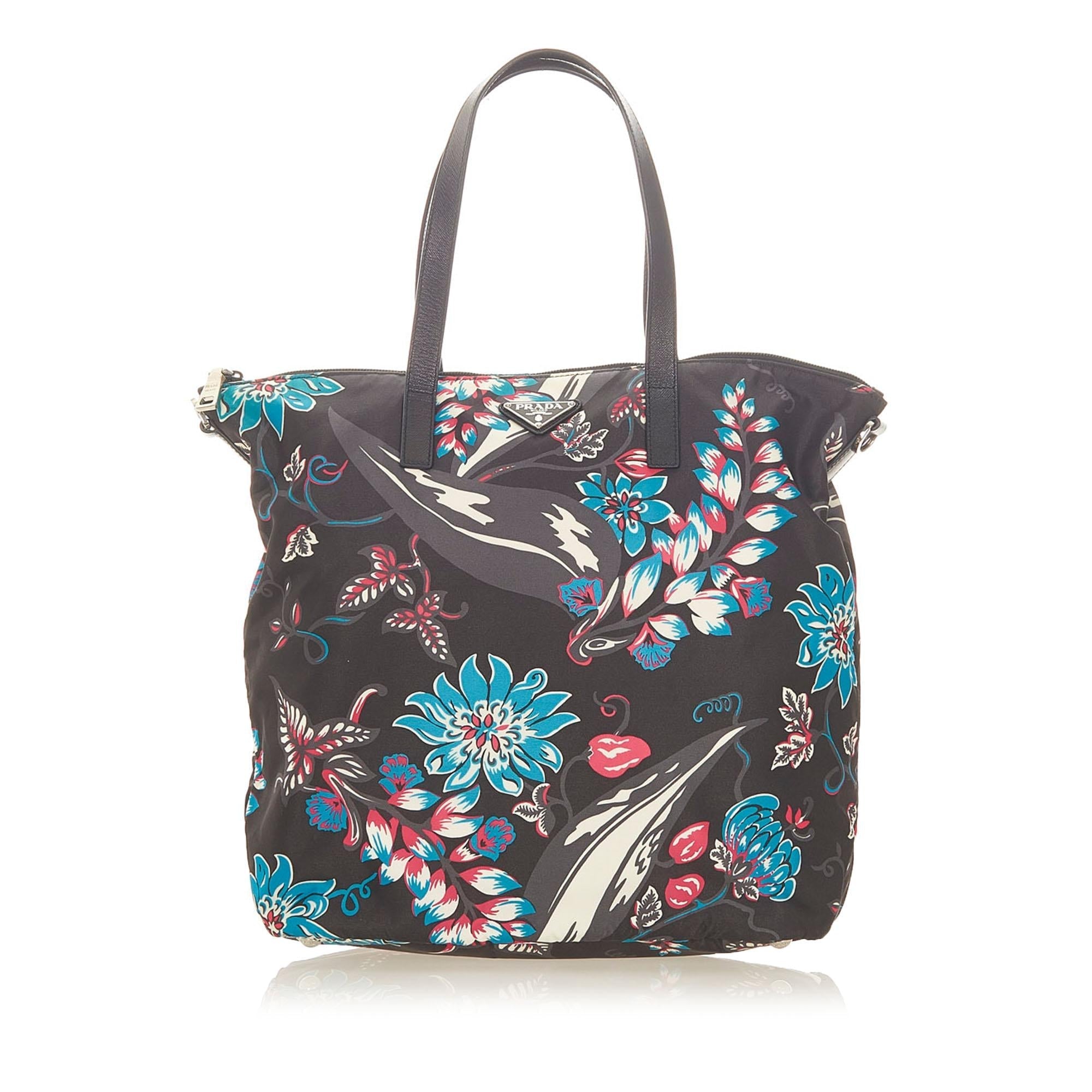 Prada Tessuto Stampato Tote Bag (SHG-31666)