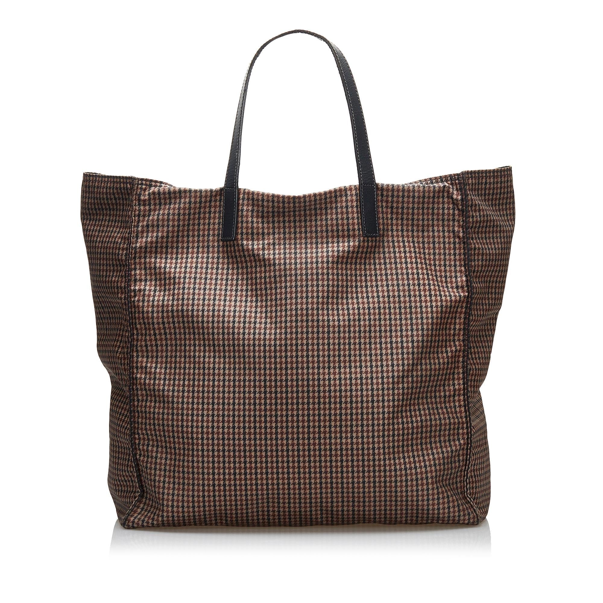 Prada Tessuto Stampato Tote Bag (SHG-36636)