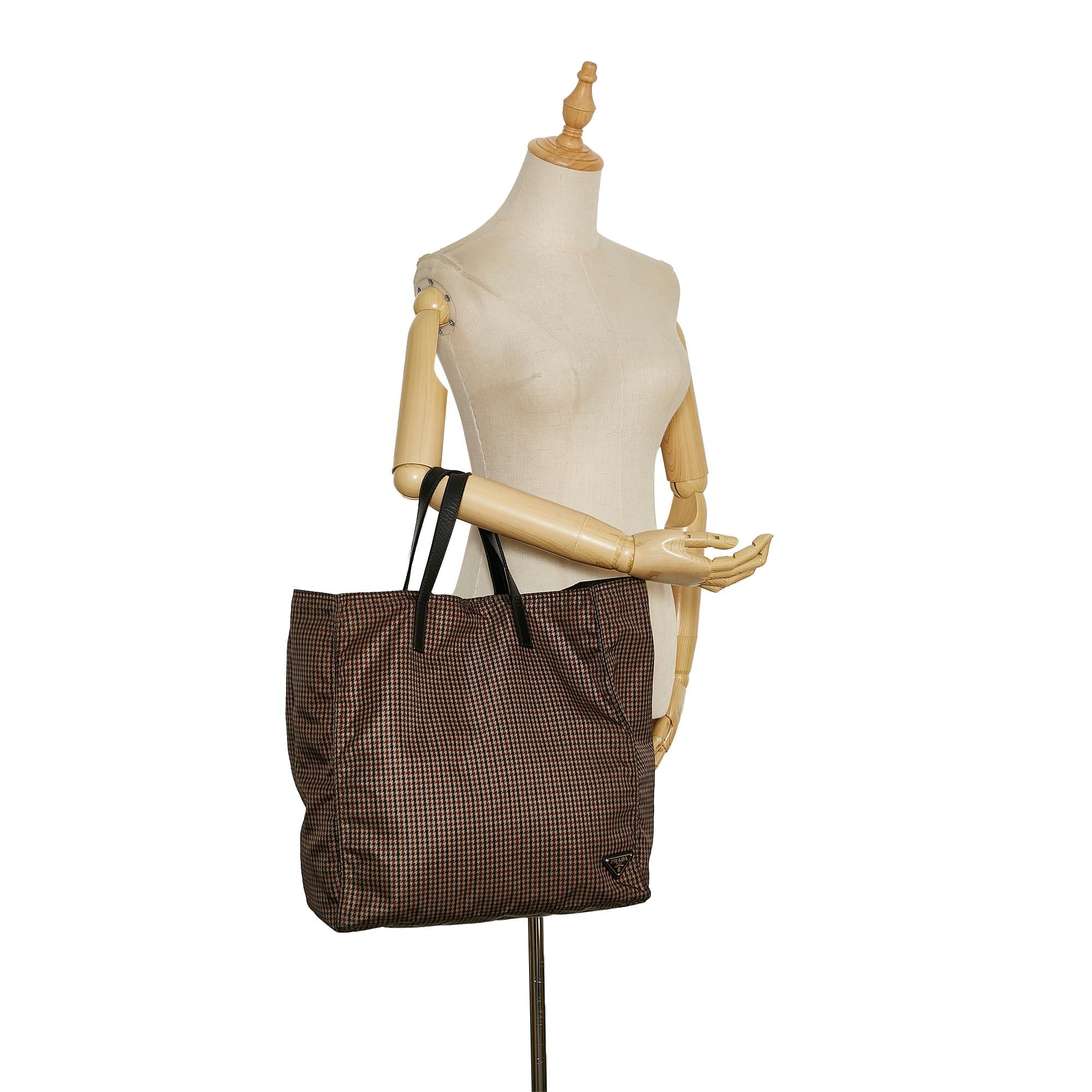 Prada Tessuto Stampato Tote Bag (SHG-36636)