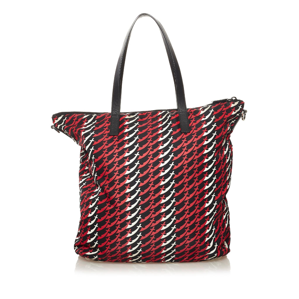 Prada Tessuto Stampato Tote (SHG-34389)