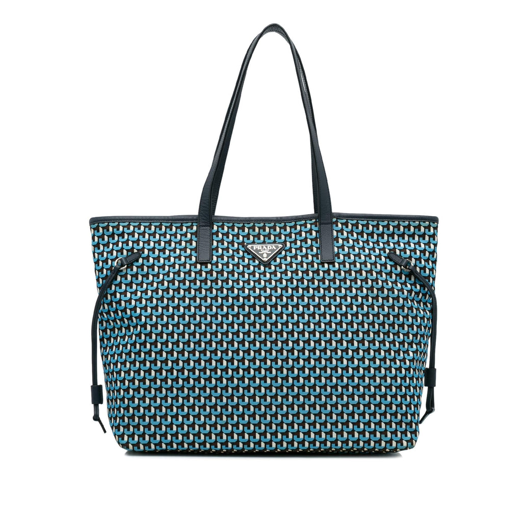 Prada Tessuto Stampato Tote (SHG-CaJDZn)