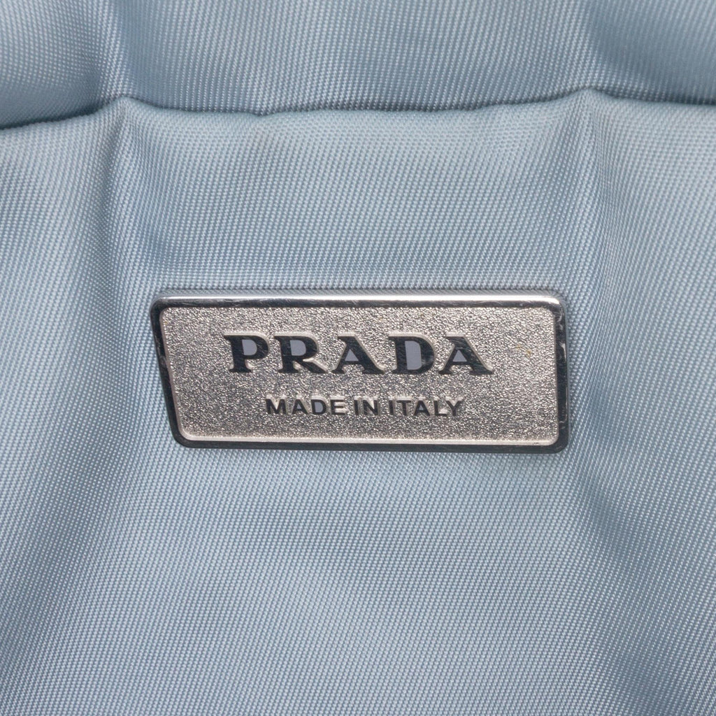 Prada Tessuto Studded Etiquette Tote