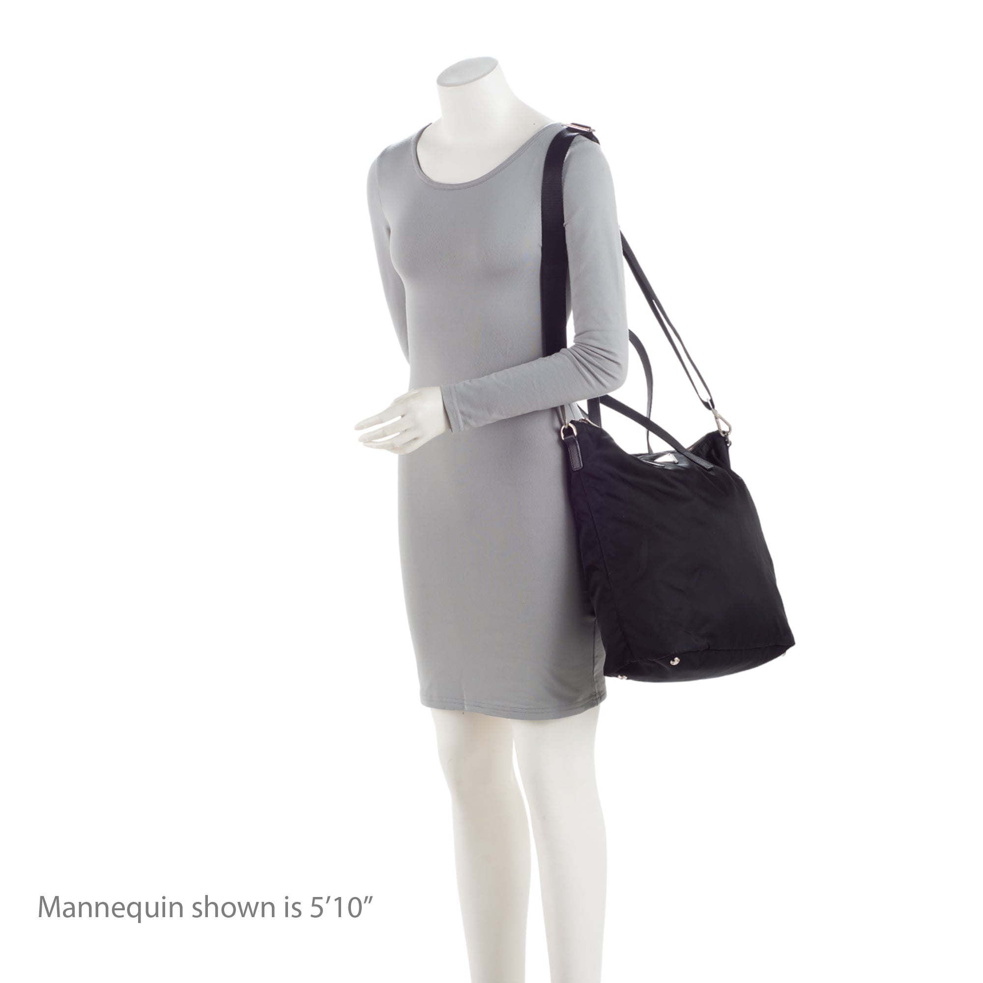 Prada Tessuto Tall Tote (SHF-cp77H4)