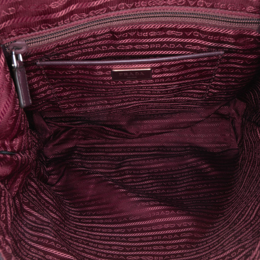 Prada Tessuto Zip Top Convertible Tote