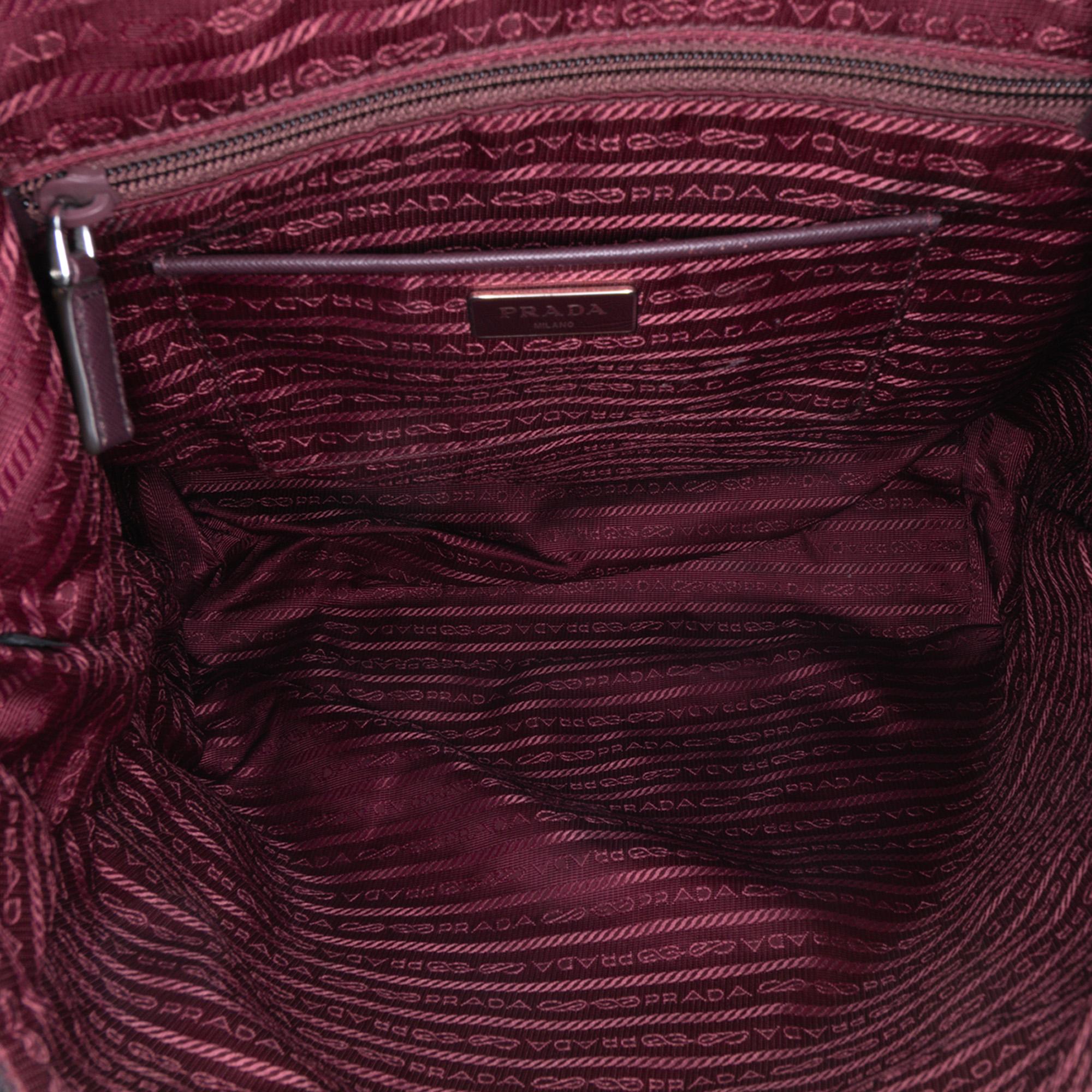 Prada Tessuto Zip Top Convertible Tote