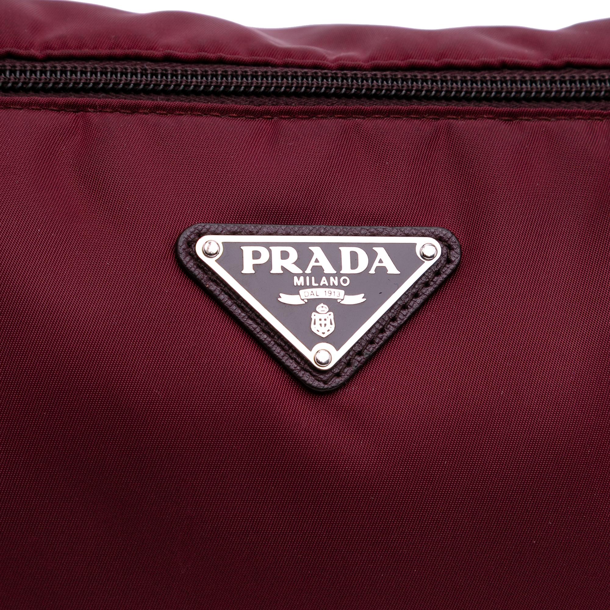 Prada Tessuto Zip Top Convertible Tote