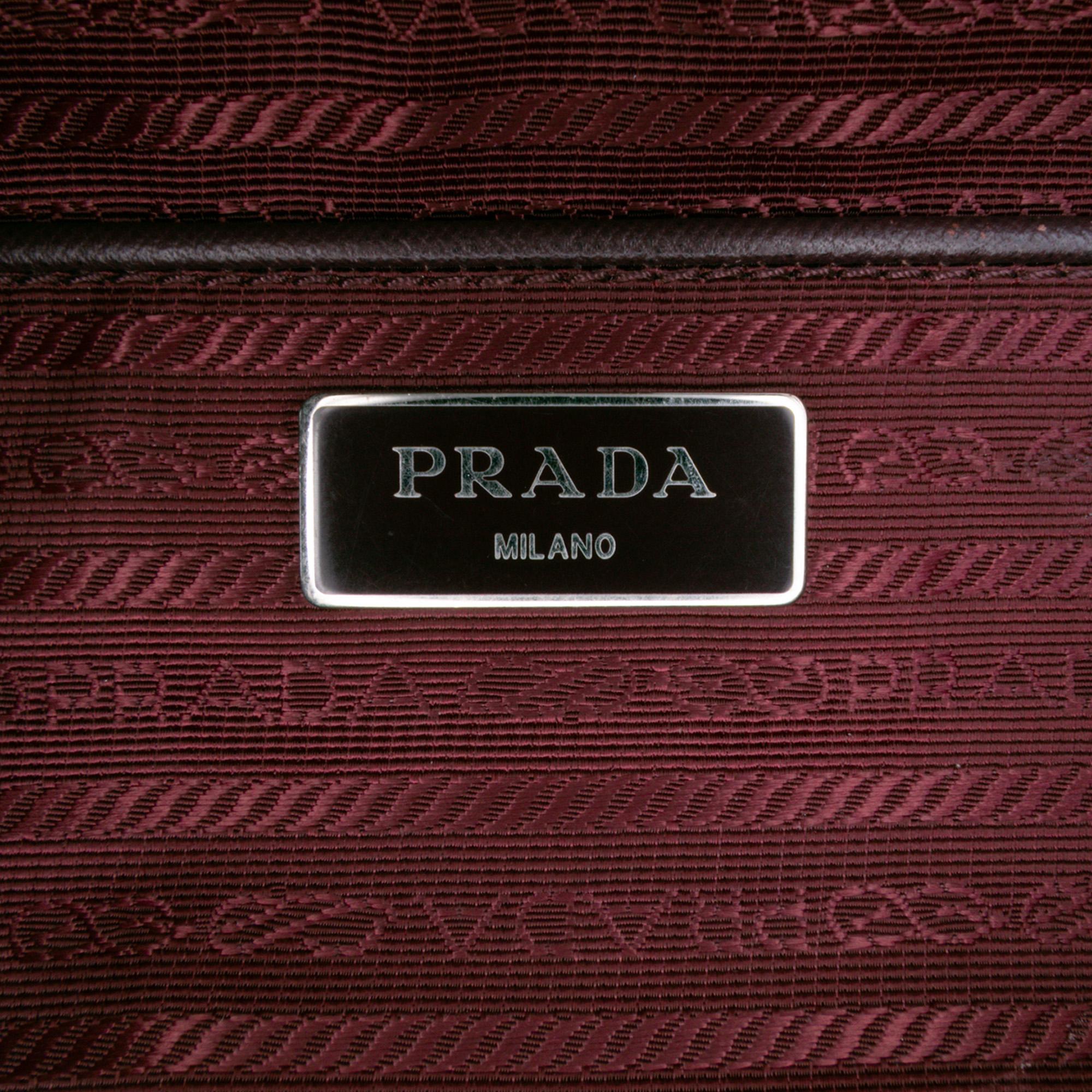 Prada Tessuto Zip Top Convertible Tote