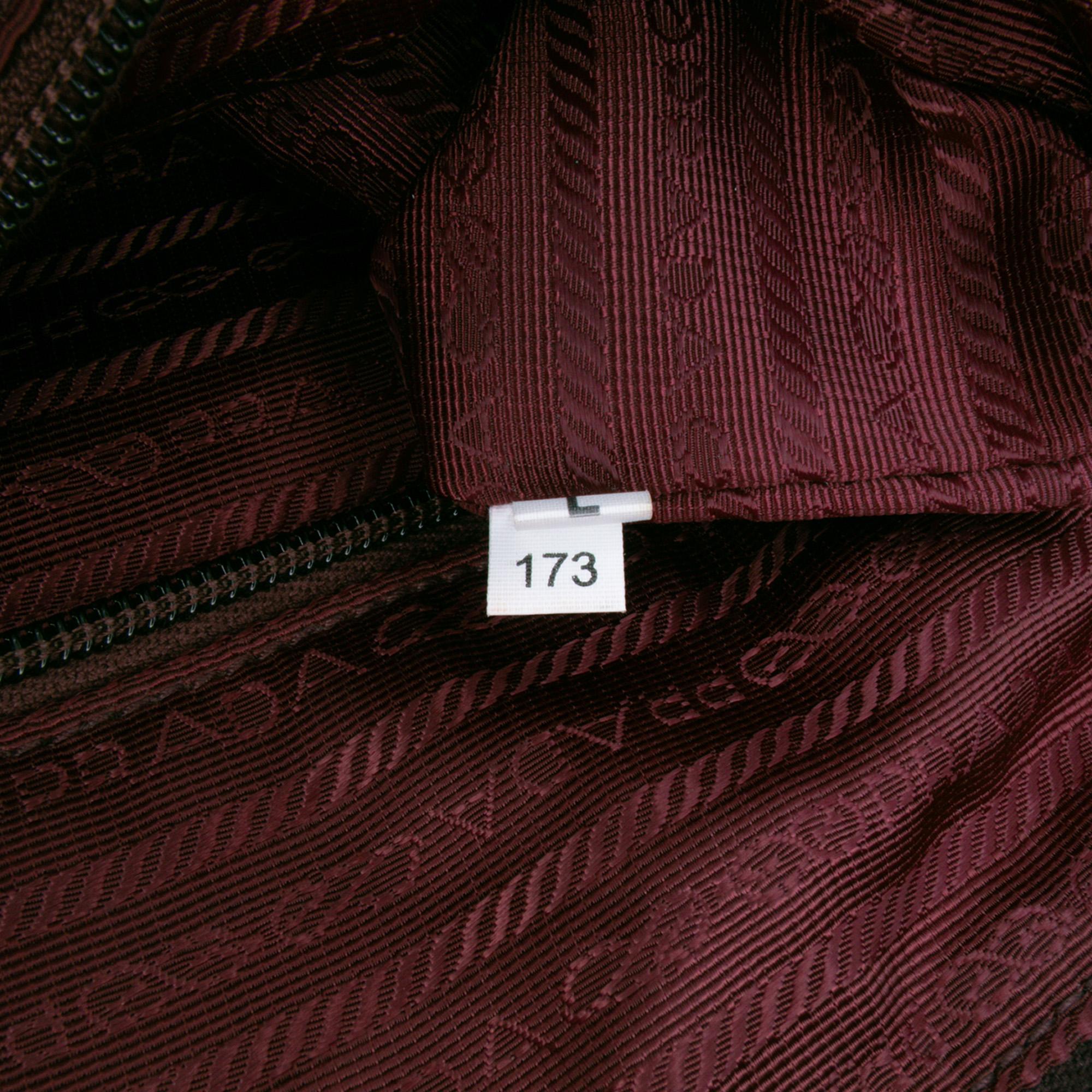 Prada Tessuto Zip Top Convertible Tote