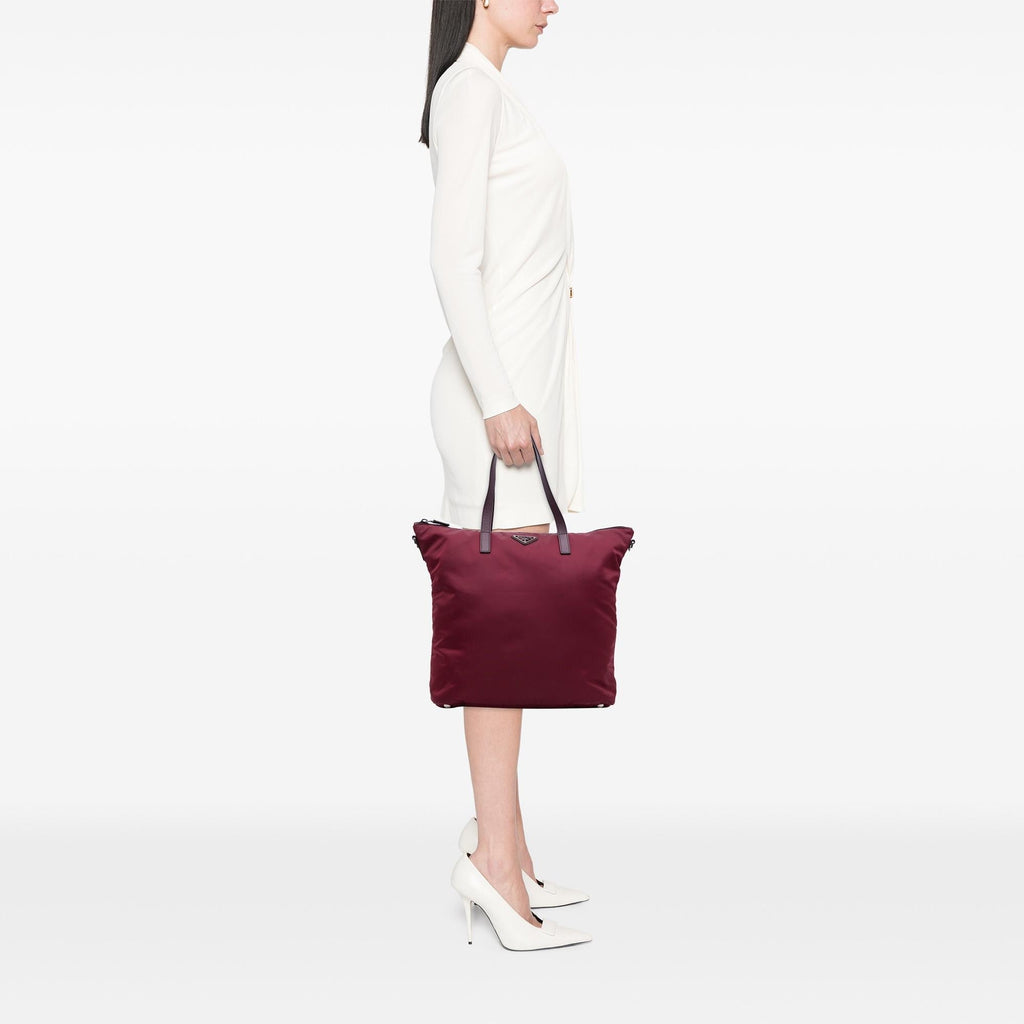 Prada Tessuto Zip Top Convertible Tote