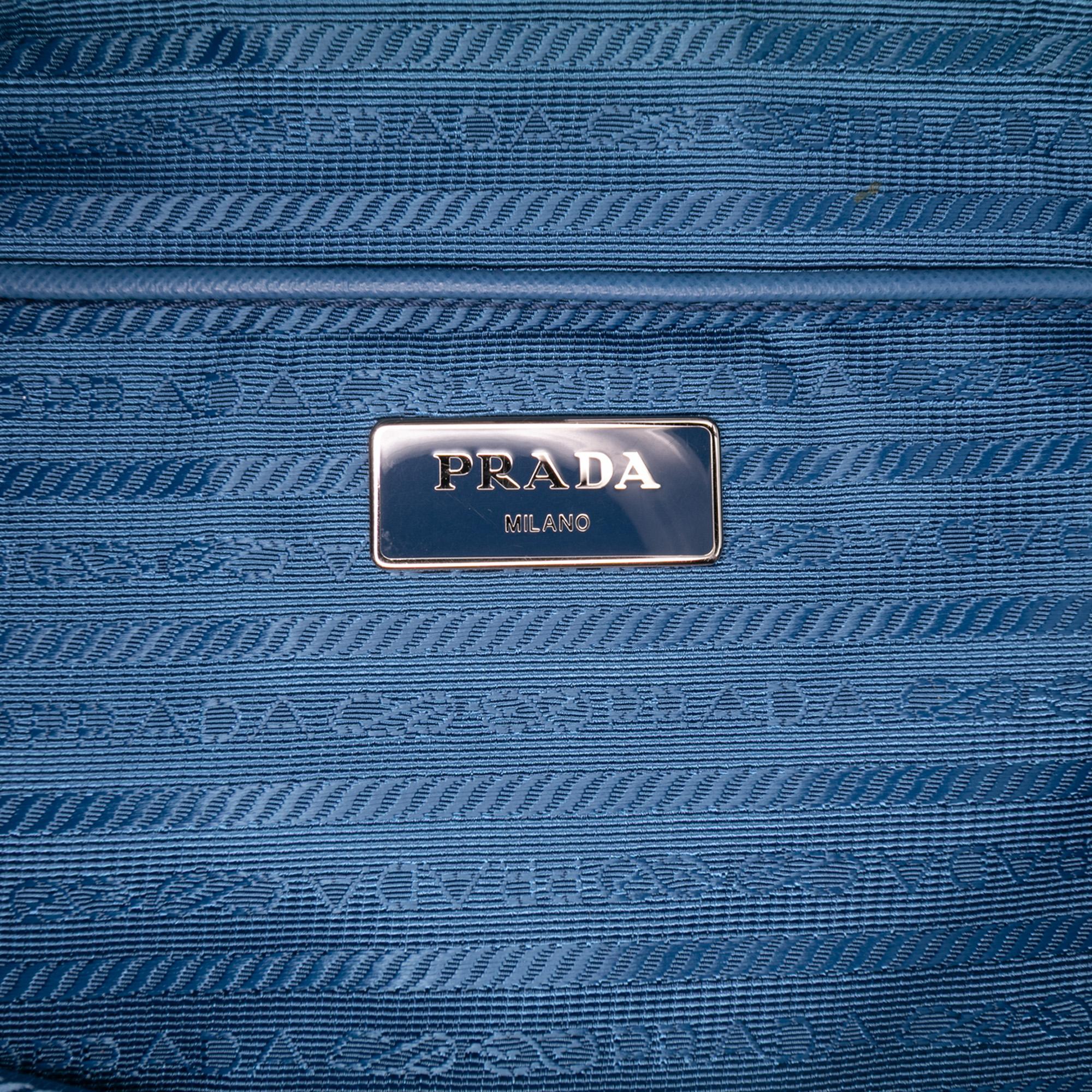 Prada Tessuto Zip Top Convertible Tote