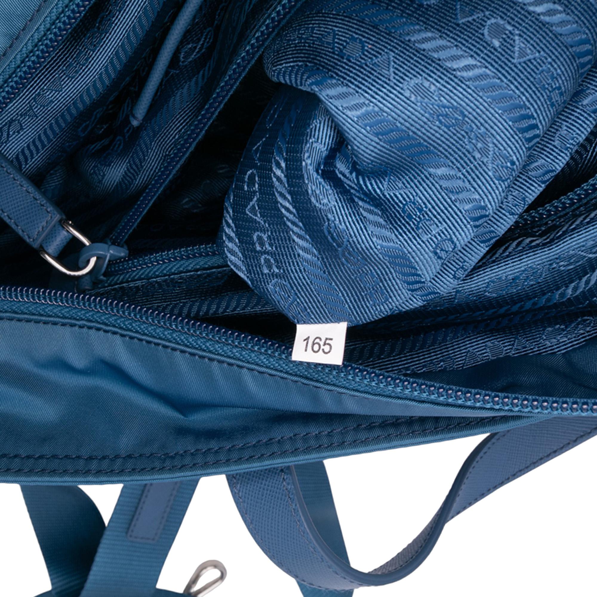 Prada Tessuto Zip Top Convertible Tote