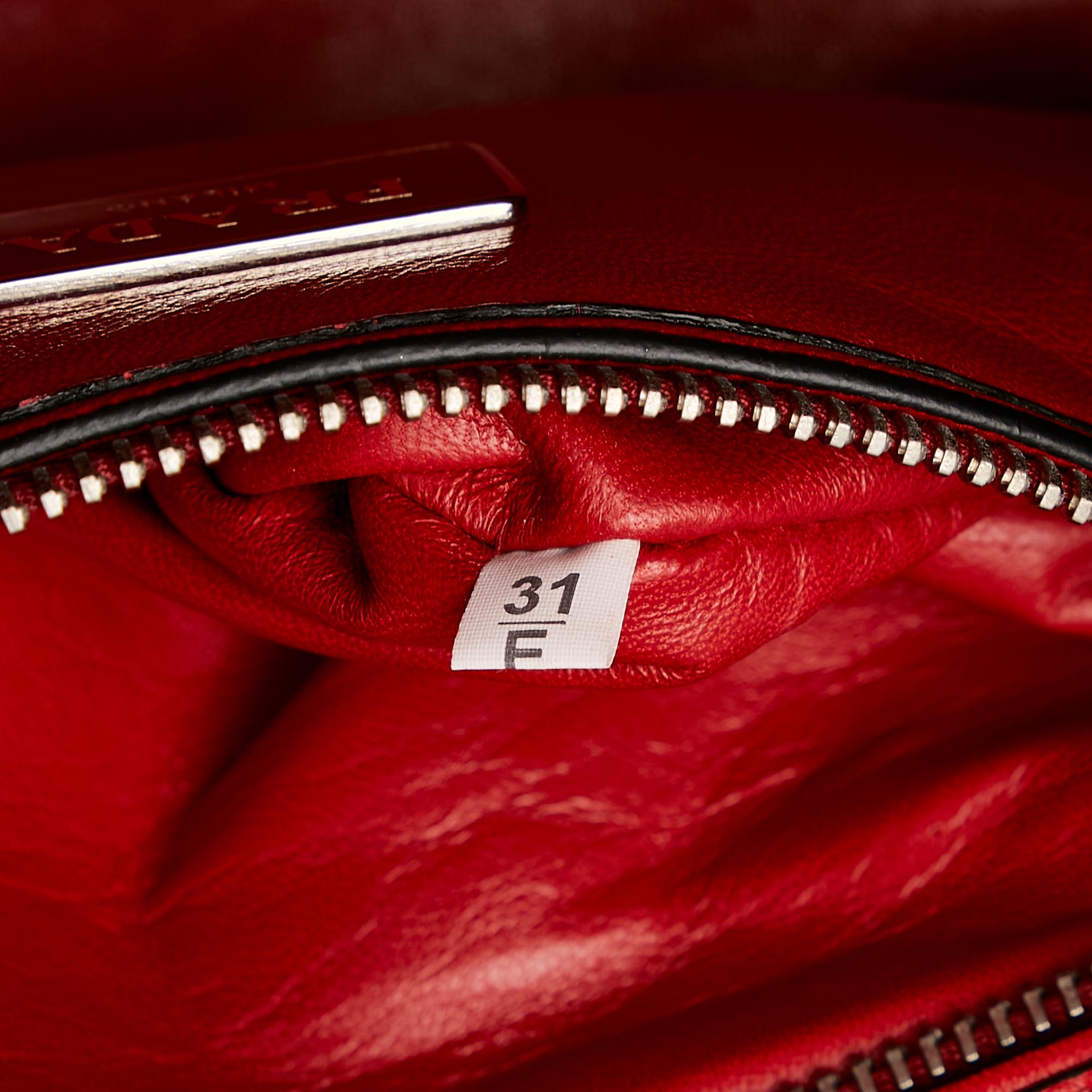 Prada Twin Pocket Suede Tote Bag (SHG-30984)