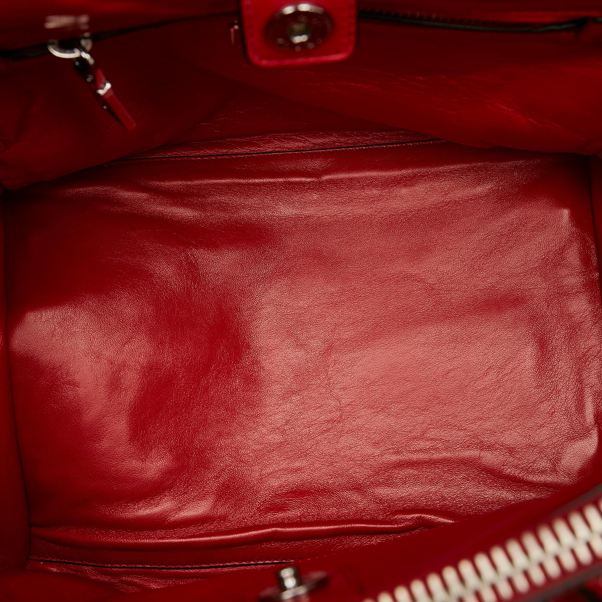 Prada Twin Pocket Suede Tote Bag (SHG-30984)