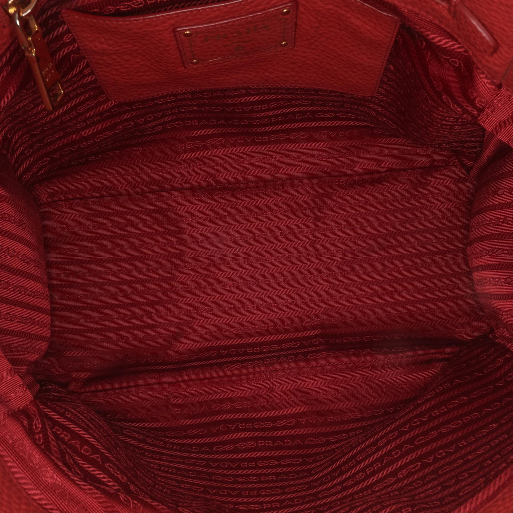 Prada VItello Daino Double Pocket Tote