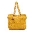 Prada Vernice Gaufre Chain Tote