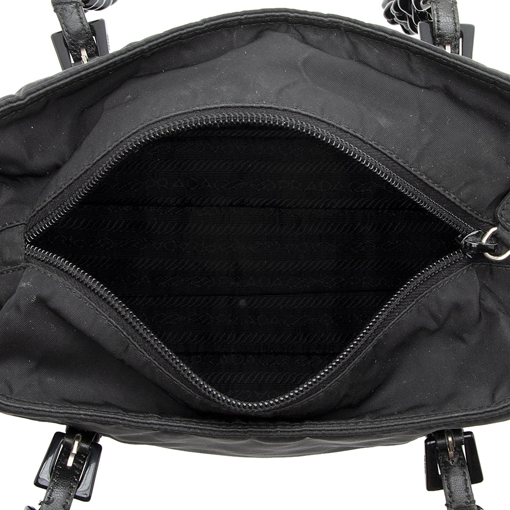 Prada Vintage Tessuto Plastic Chain Small Tote - FINAL SALE (SHF-19098)