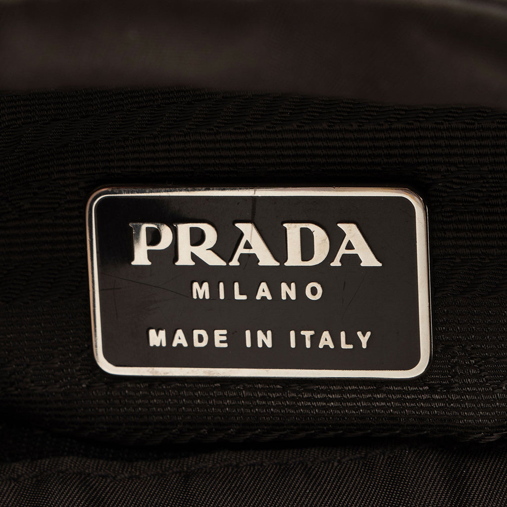 Prada Vintage Tessuto Plastic Chain Small Tote (SHF-f5lib6)