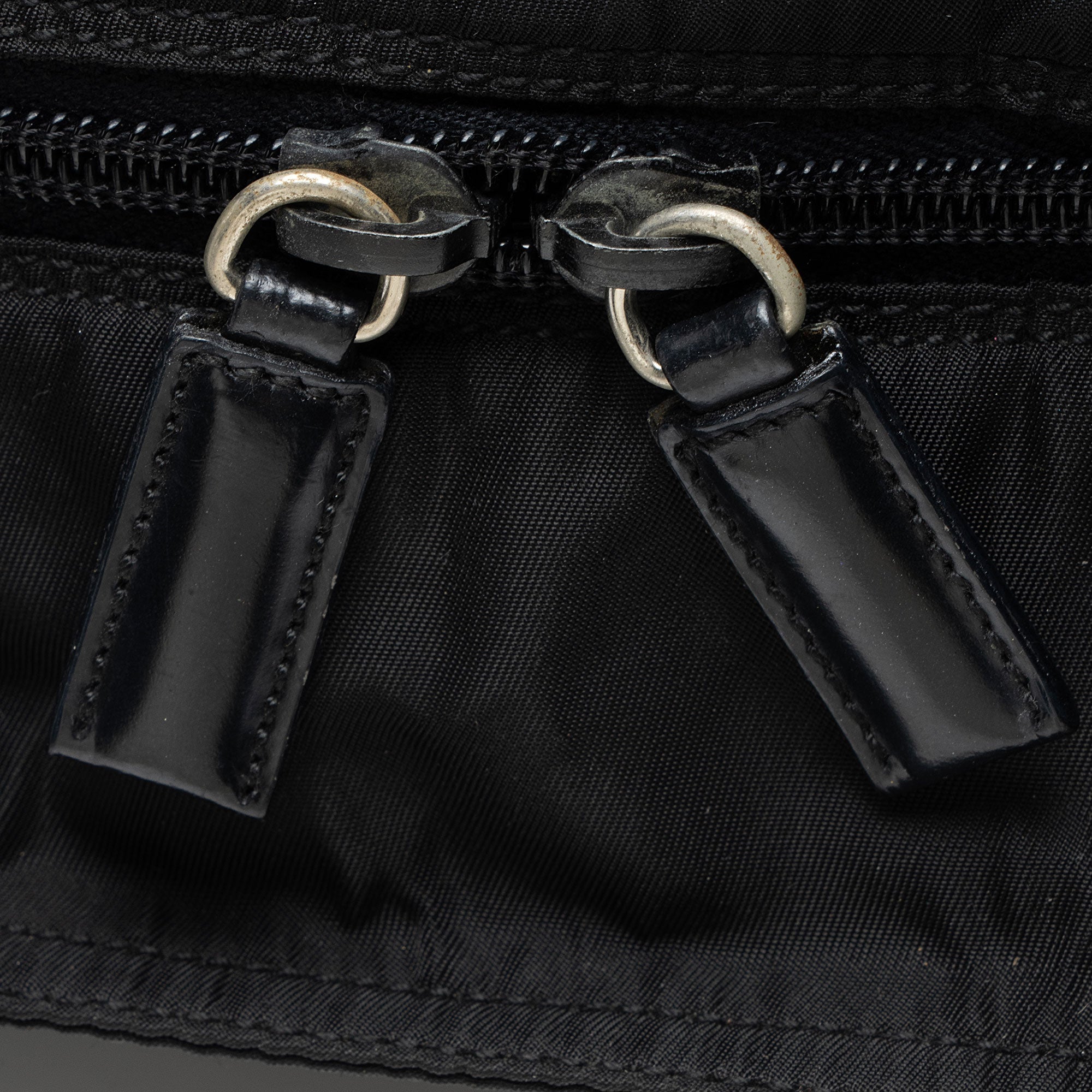 Prada Vintage Tessuto Zip Top Tote