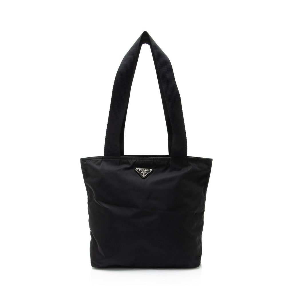 Prada Vintage Tessuto Zip Top Tote