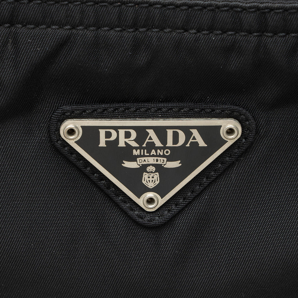 Prada Vintage Tessuto Zip Top Tote