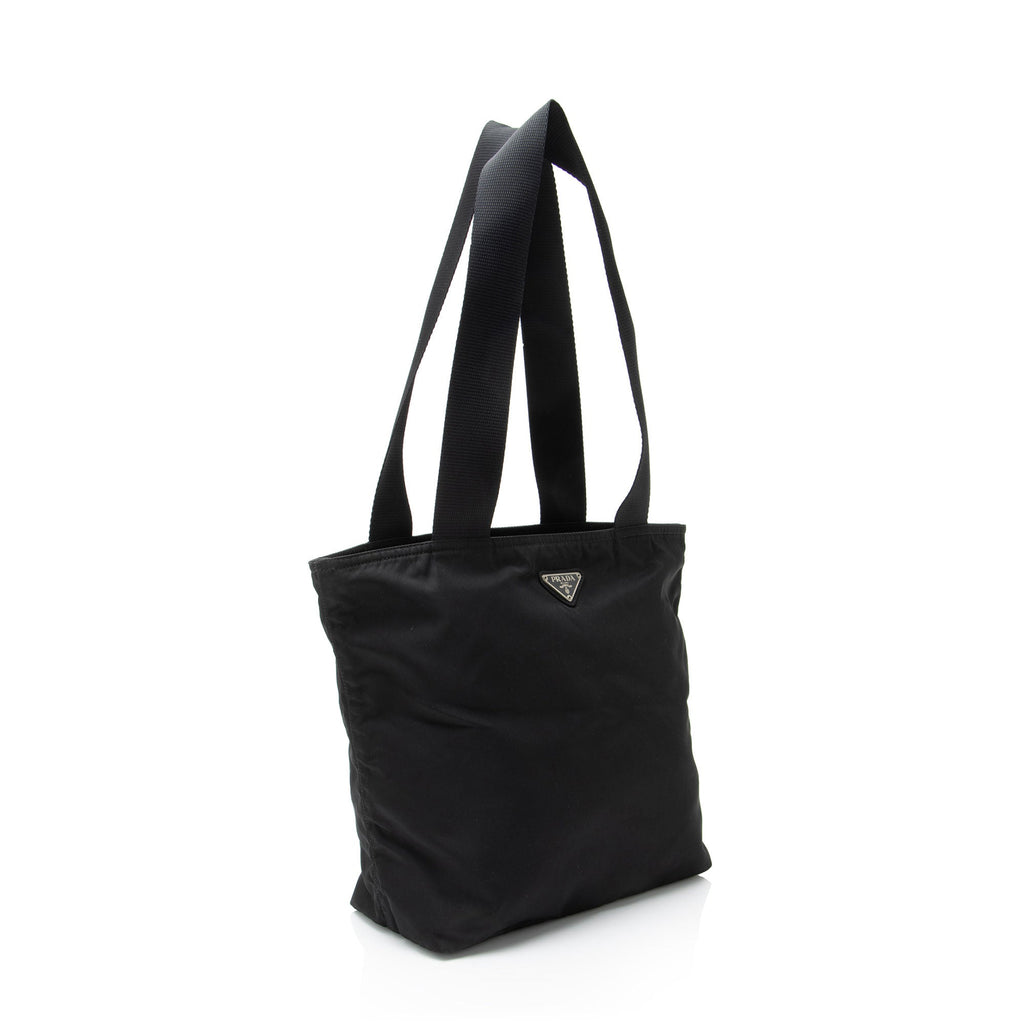 Prada Vintage Tessuto Zip Top Tote