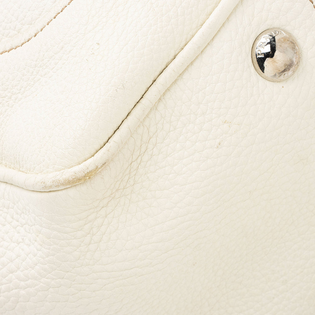 Prada Vitello Daino Braided Tote (SHF-XQ69sr)