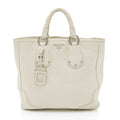 Prada Vitello Daino Braided Tote (SHF-XQ69sr)