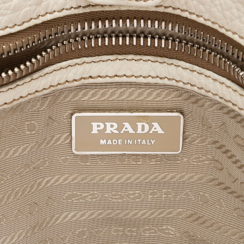 Prada Vitello Daino Braided Tote (SHF-XQ69sr)