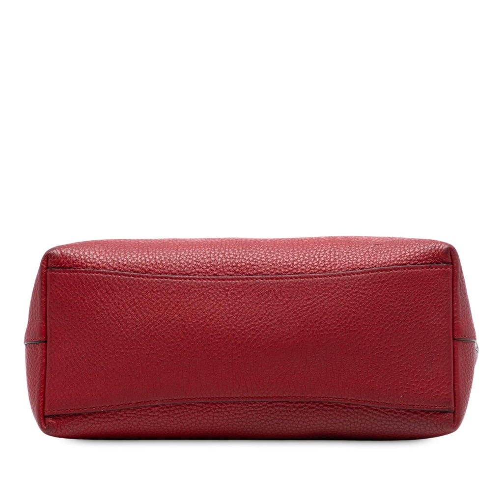 Prada Vitello Daino Canapa Logo Tote