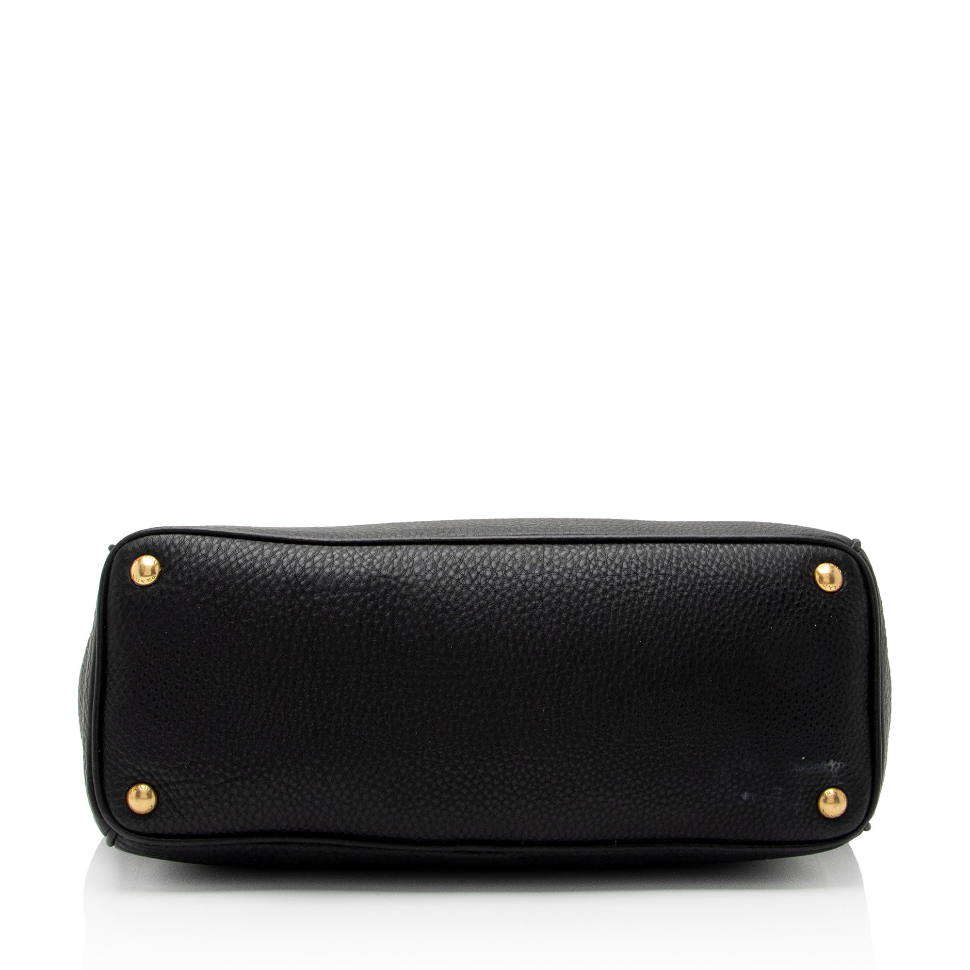 Prada Vitello Daino Double Zip Medium Tote (SHF-Ve4tnw)