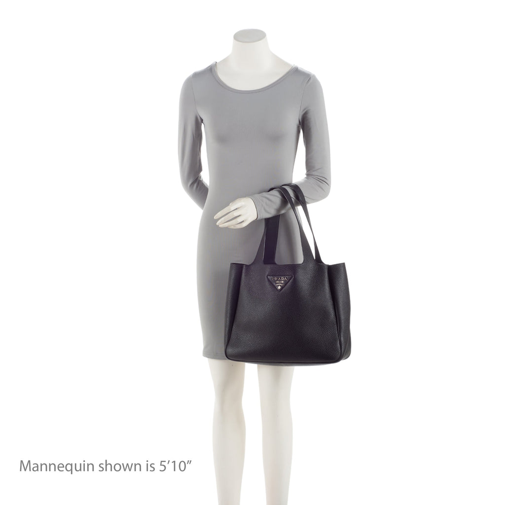 Prada Vitello Daino Dynamique Tote (SHF-db2hWK)
