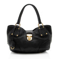 Prada Vitello Daino Leather Pushlock Tote (SHF-hBazVI)