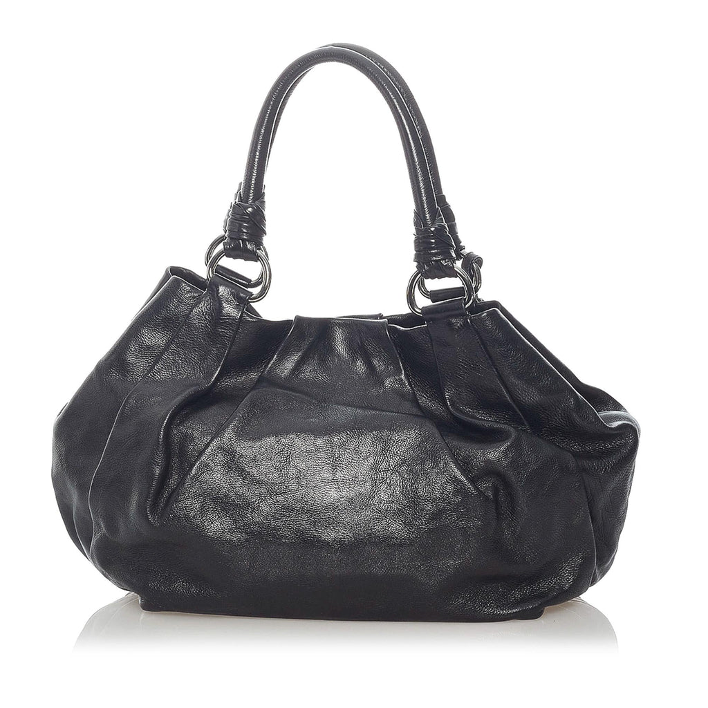 Prada Vitello Daino Leather Tote Bag (SHG-32029)