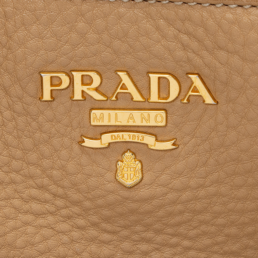 Prada Vitello Daino Leather Tote (SHF-17075)