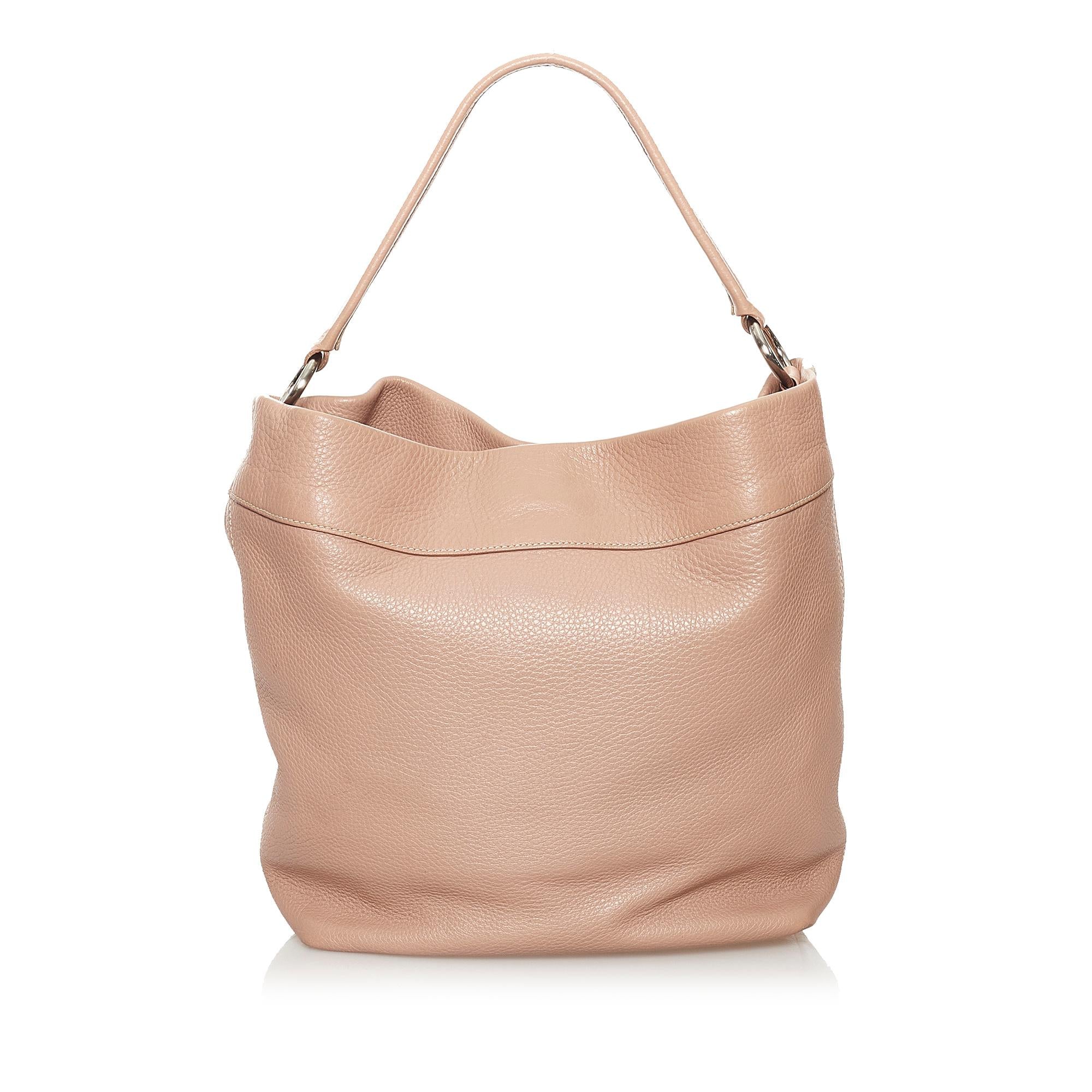 Prada Vitello Daino Leather Tote (SHG-30084)