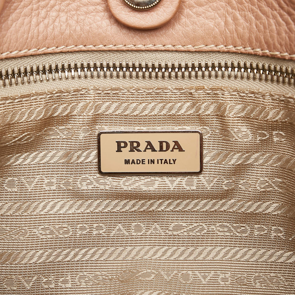 Prada Vitello Daino Leather Tote (SHG-30084)