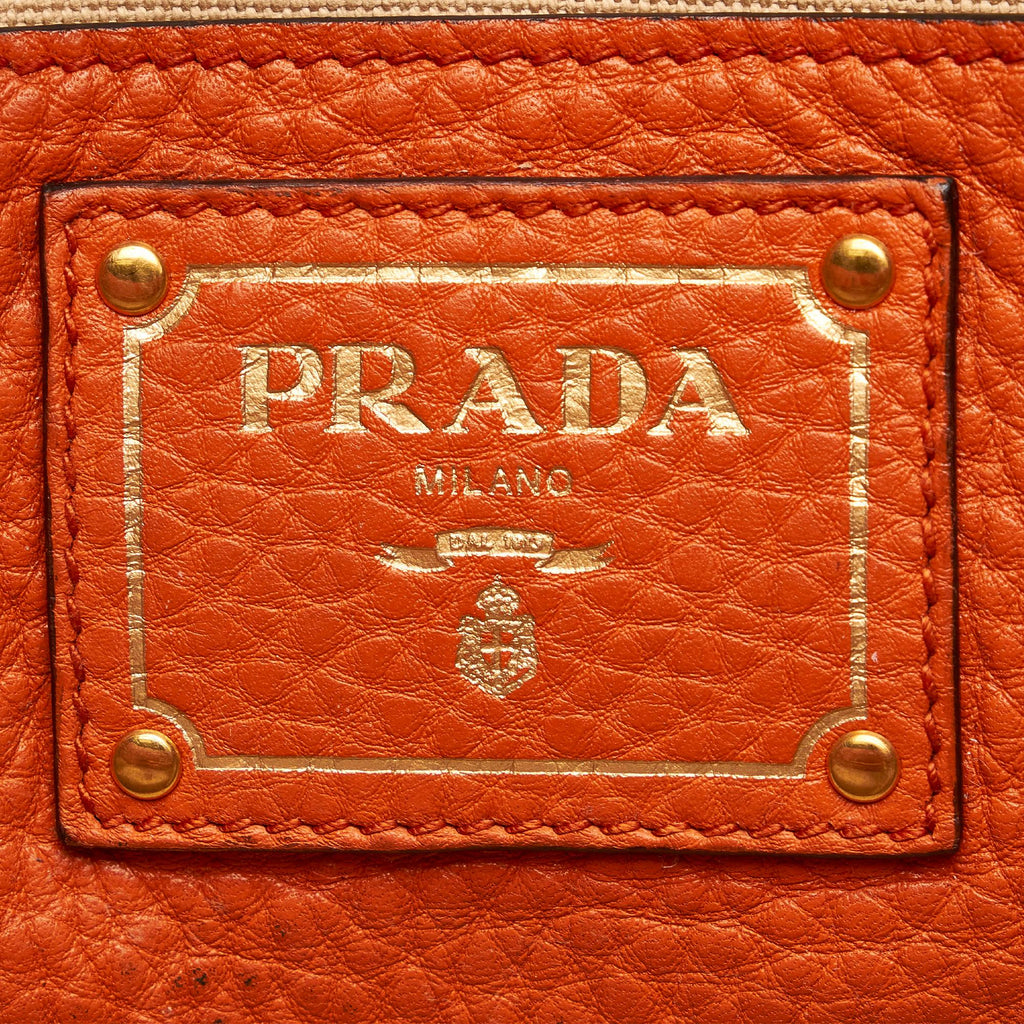 Prada Vitello Daino Leather Tote (SHG-30247)