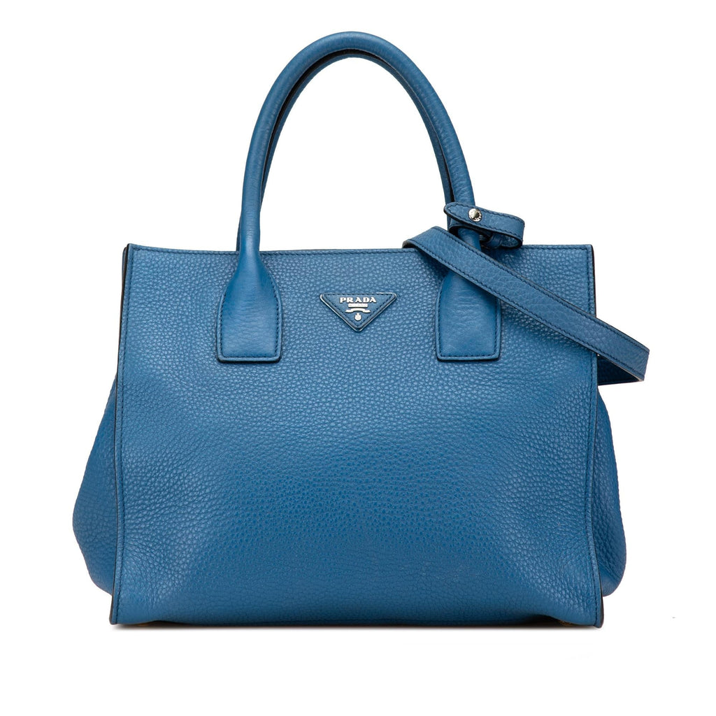 Prada Vitello Daino Open Convertible Tote (SHG-VTHUUU)