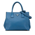 Prada Vitello Daino Open Convertible Tote (SHG-VTHUUU)