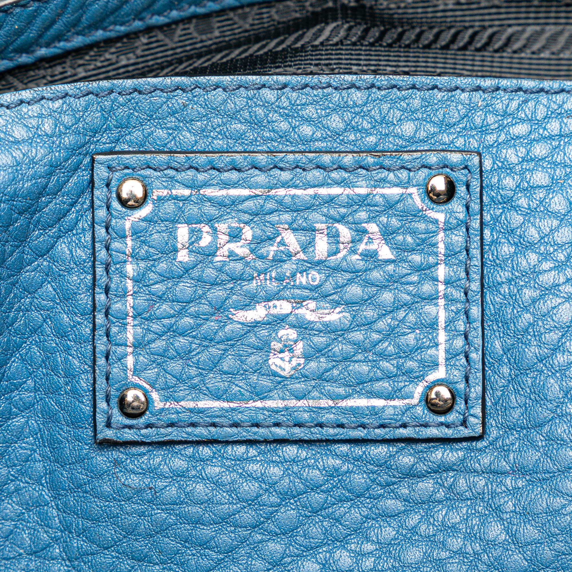 Prada Vitello Daino Open Convertible Tote (SHG-VTHUUU)