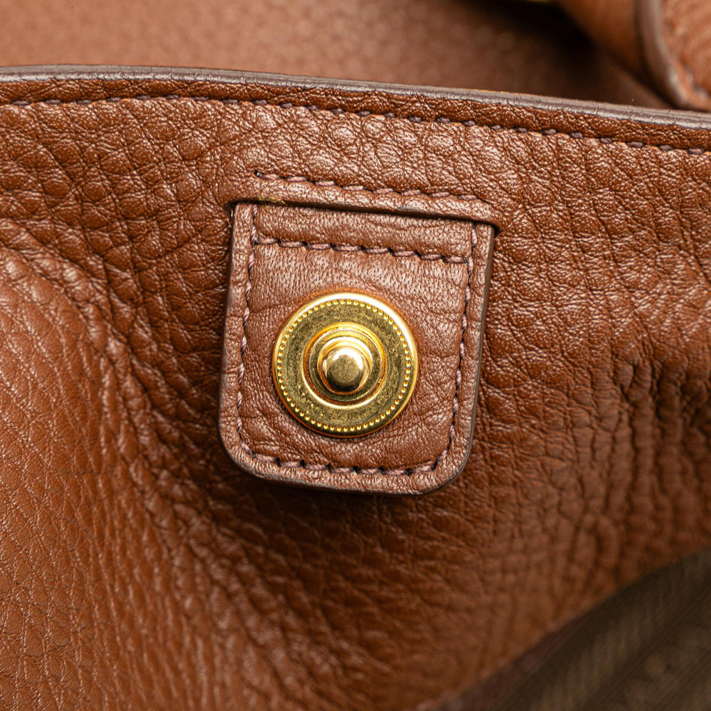 Prada Vitello Daino Open Convertible Tote