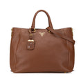 Prada Vitello Daino Open Convertible Tote