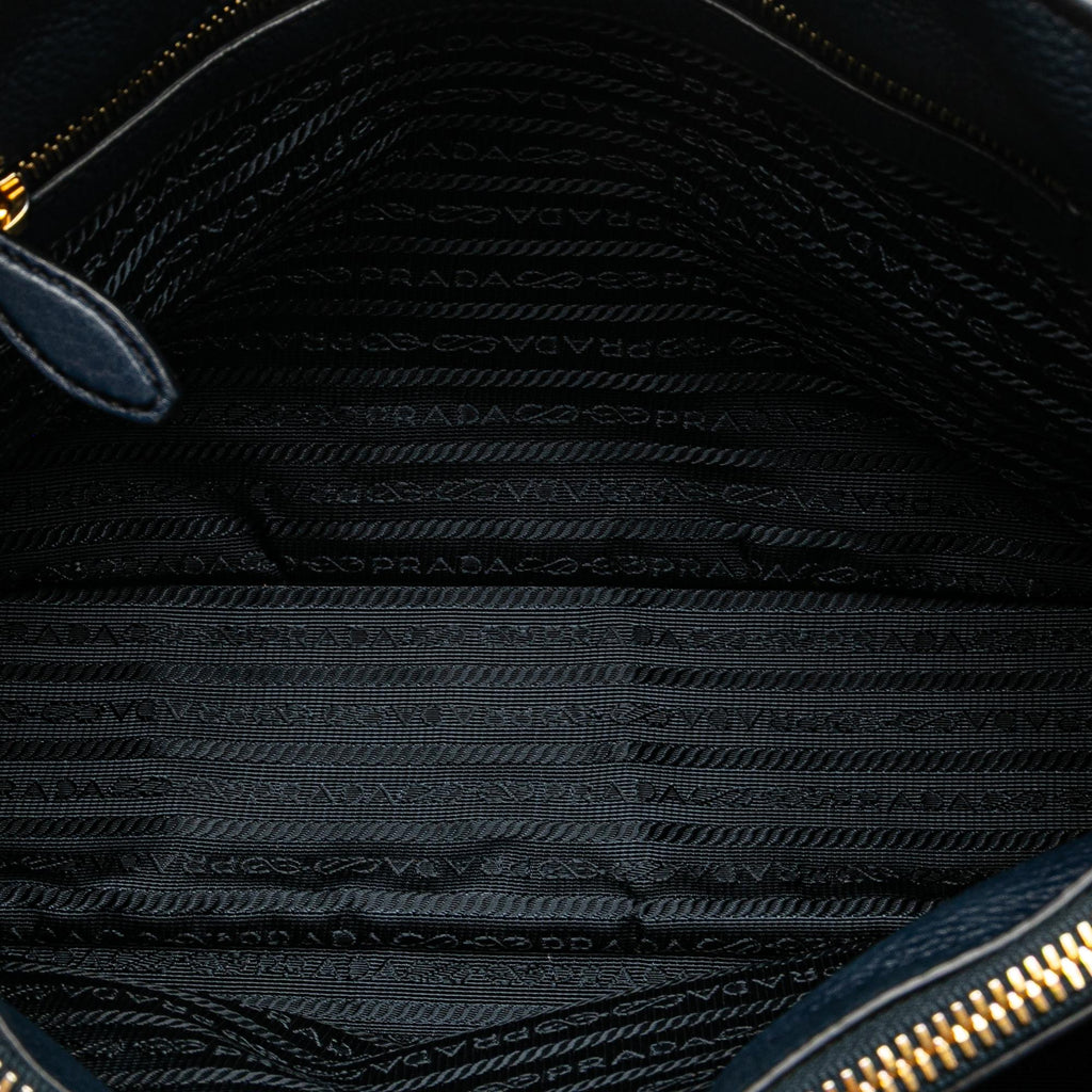Prada Vitello Daino Open Convertible Tote
