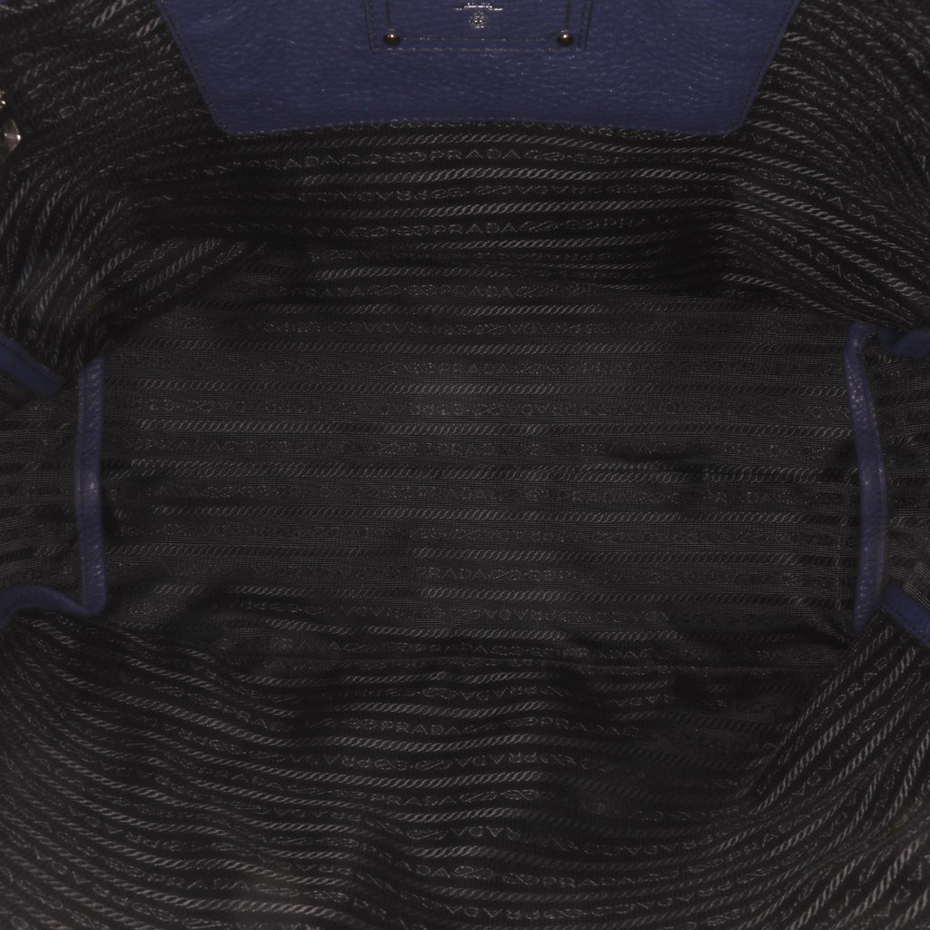 Prada Vitello Daino Open Convertible Tote