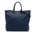 Prada Vitello Daino Open Convertible Tote